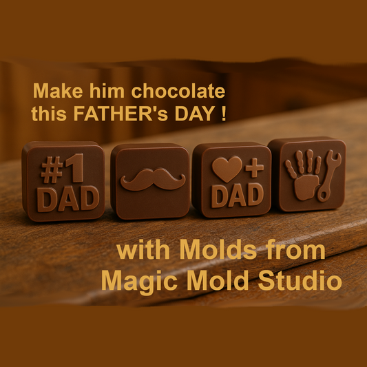 Father's Day Chocolate - Mold Set